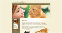 Desktop Screenshot of mycathasdiabetes.com