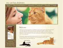 Tablet Screenshot of mycathasdiabetes.com